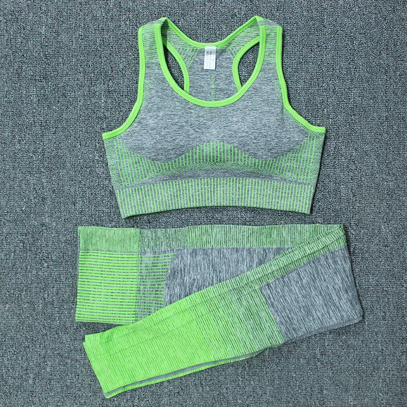 Neon Color Knitted Two Pieces Matching Sport Clothing Sets Butt Lift Leggings And Bra New Yoga Set
Neon Color Knitted Two Pieces Matching Sport Clothing Sets Butt Lift Leggings And Bra New Yoga Set
