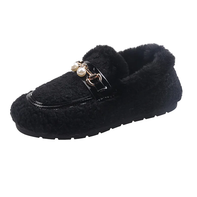 Cute pearl cotton single shoes peas shoes outer wear summer net red shoes women, Black khaki
Cute pearl cotton single shoes peas shoes outer wear summer net red shoes women, Black khaki