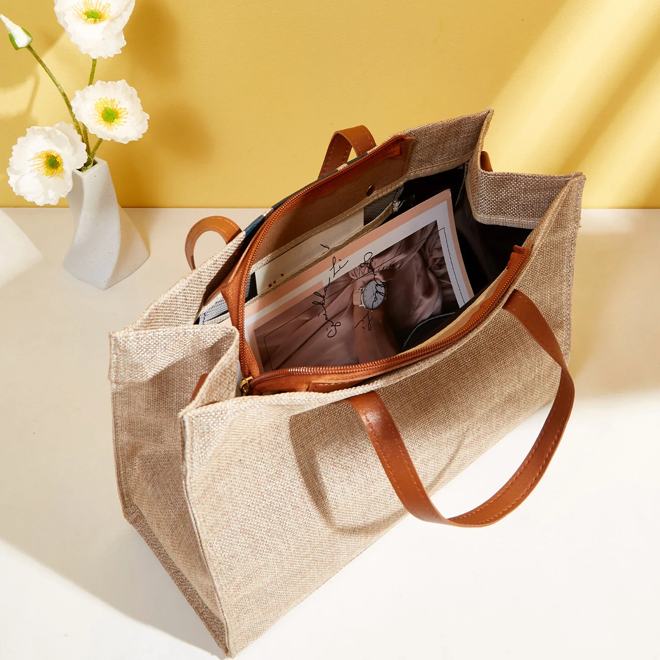 In Stock Portable Casual Style Durable Eco Friendly Shoulder Bags Cotton Lock Handle Handbags Cotton Canvas Tote Shopping Bag
In Stock Portable Casual Style Durable Eco Friendly Shoulder Bags Cotton Lock Handle Handbags Cotton Canvas Tote Shopping Bag