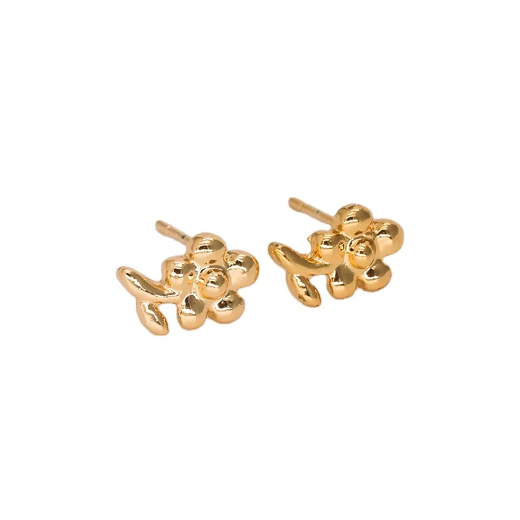 Very good earrings 2021 women earring ring stainless women grape shape flower popular accessories, Gold 
Very good earrings 2021 women earring ring stainless women grape shape flower popular accessories, Gold