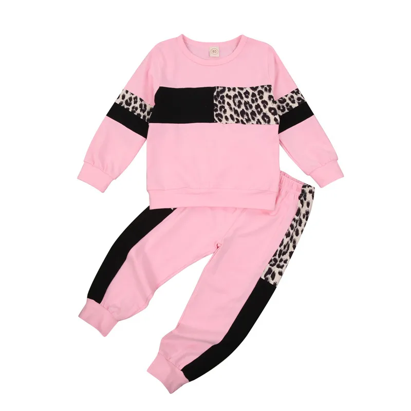 1-6Y Children's Clothing Sets Fashion Autumn Toddler Kids Girls Leopard Print Sweatshirts Tops+Pants Sports Clothes Tracksuits
1-6Y Children's Clothing Sets Fashion Autumn Toddler Kids Girls Leopard Print Sweatshirts Tops+Pants Sports Clothes Tracksuits