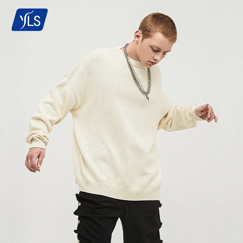 YLS Custom Knit Sweater Plus Size Vintage Streetwear Casual Loose Fit Plain Cotton Crewneck Thick Men Sweaters
YLS Custom Knit Sweater Plus Size Vintage Streetwear Casual Loose Fit Plain Cotton Crewneck Thick Men Sweaters
