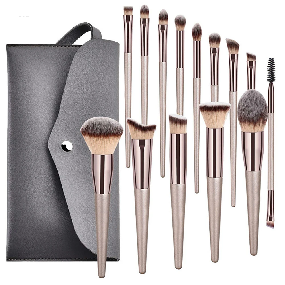 New 10pcs Champagne Makeup Brush Sets Amazon Hot Beauty Tools Soft Foundation Brush Set Cosmetic Brush, Customized color
New 10pcs Champagne Makeup Brush Sets Amazon Hot Beauty Tools Soft Foundation Brush Set Cosmetic Brush, Customized color