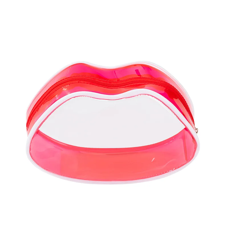 Custom red lip shaped cosmetic beauty bag clear pvc makeup pouch women clutch transparent make up bags, Customized
Custom red lip shaped cosmetic beauty bag clear pvc makeup pouch women clutch transparent make up bags, Customized