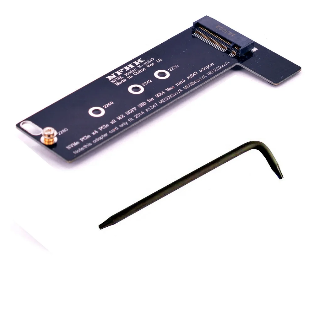 M key NVMe M2 SSD to For Macs Mini 2014 A1347 MEGEN2 MEGEM2 MEGEQ2 adapter PCI express NGFF 760P 600P riser card
M key NVMe M2 SSD to For Macs Mini 2014 A1347 MEGEN2 MEGEM2 MEGEQ2 adapter PCI express NGFF 760P 600P riser card