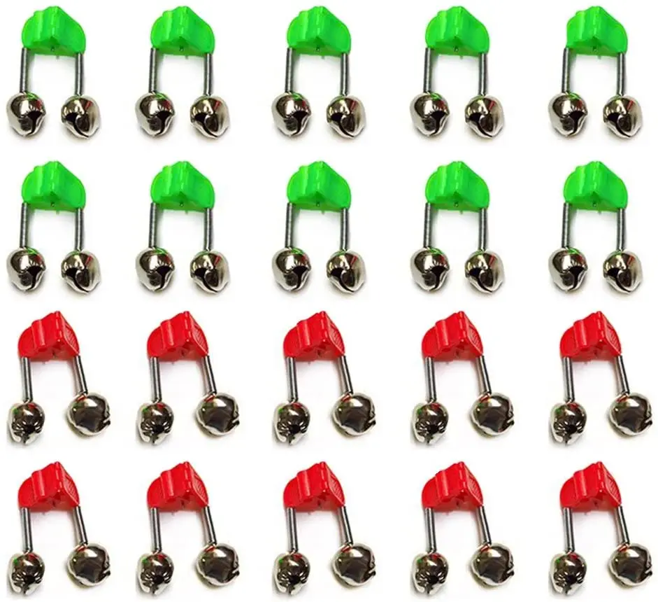 So-Easy Alarm Dual Alert Bells Fishing Bells Ring Bite Fishing Accessory on Fishing Rod Green and Red
So-Easy Alarm Dual Alert Bells Fishing Bells Ring Bite Fishing Accessory on Fishing Rod Green and Red
