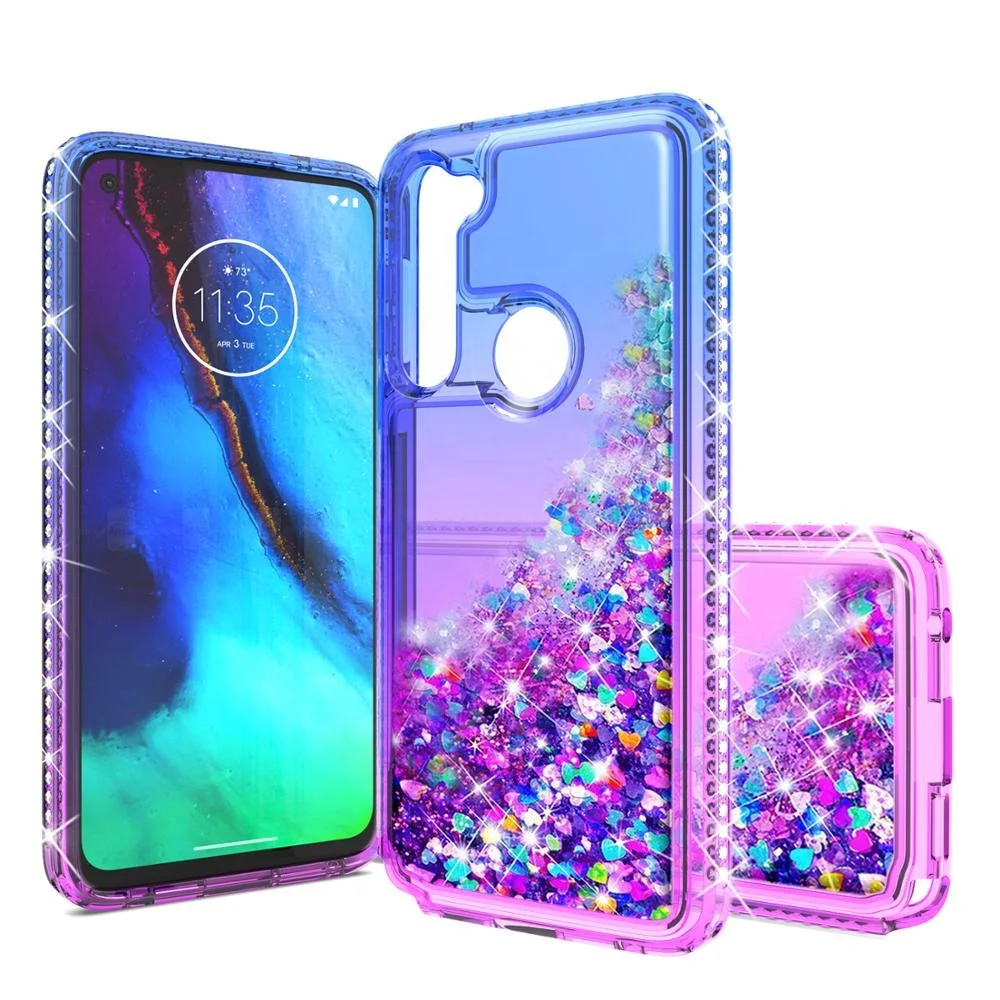 Most Popular High Quality TPU PC Liquid Quicksand Glitter Phone Case for Moto G Stylus Gradient Clear Case, Multi options
Most Popular High Quality TPU PC Liquid Quicksand Glitter Phone Case for Moto G Stylus Gradient Clear Case, Multi options