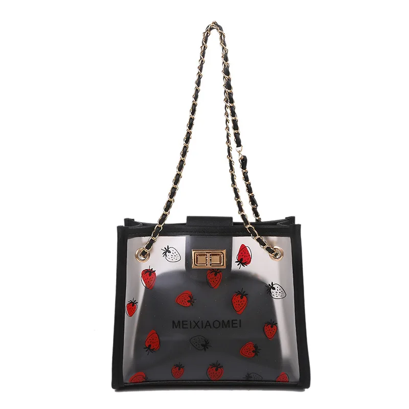 2021 Korean Summer Fashion Simple Transparent Picture-in-the-Mother Bag Small Strawberry Handbag
2021 Korean Summer Fashion Simple Transparent Picture-in-the-Mother Bag Small Strawberry Handbag