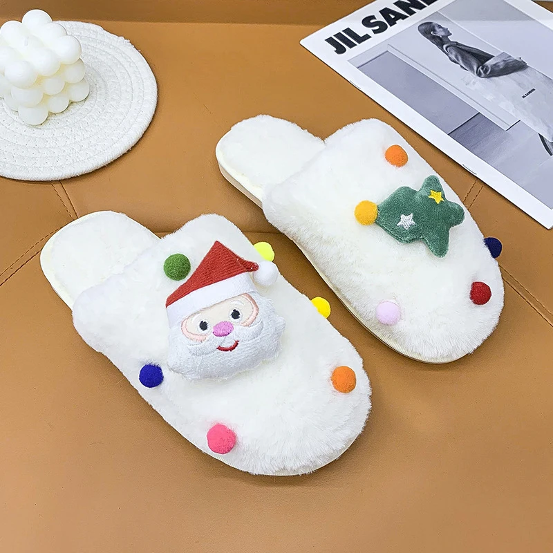 TX128 Slip On Warm Winter Christmas Santa Cute Baby Slippers Indoor Cartoon Slippers
TX128 Slip On Warm Winter Christmas Santa Cute Baby Slippers Indoor Cartoon Slippers