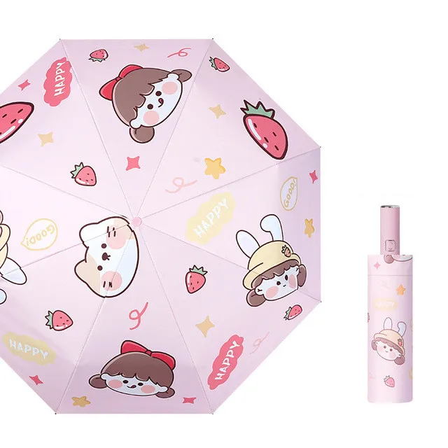 Good quantity children umbrellas new automatic umbrellas for children convenient 21 inches three-fold umbrellas, As picture
Good quantity children umbrellas new automatic umbrellas for children convenient 21 inches three-fold umbrellas, As picture