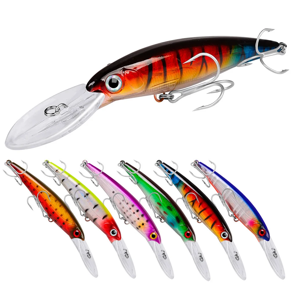 High quality artificial bait 16.5cm 33.4g Big size wobbler minnow hard bait Sea fishing lure good action Minnow, 6 colors
High quality artificial bait 16.5cm 33.4g Big size wobbler minnow hard bait Sea fishing lure good action Minnow, 6 colors