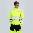 High Visibility New Design Cheap Customized Flashing 3m reflective safety jacket