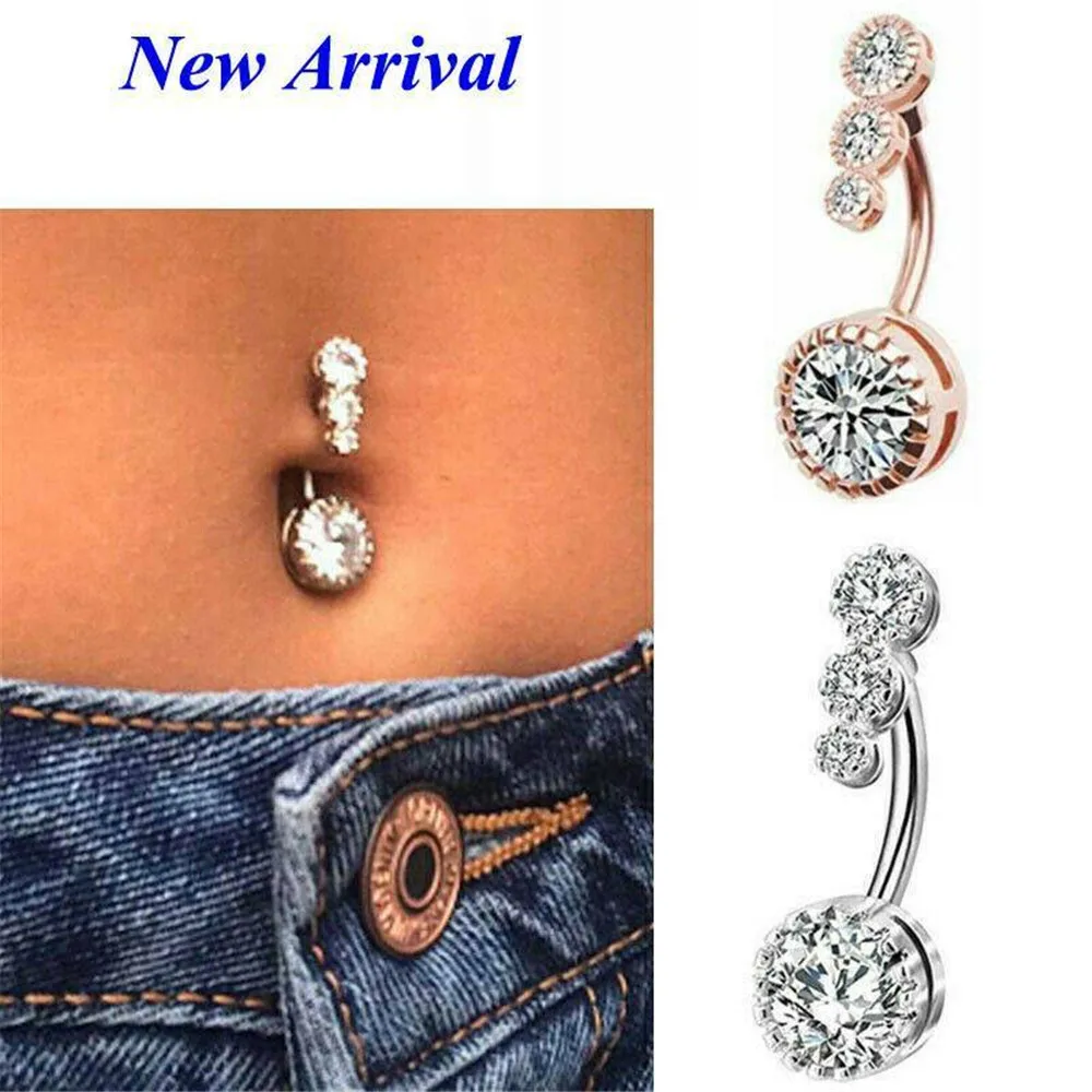 Crystal Belly Button Rings Navel Ring Zircon Drop Dangle Body Belly Piercing Jewelry for Women Beach Belly Navel Rings
Crystal Belly Button Rings Navel Ring Zircon Drop Dangle Body Belly Piercing Jewelry for Women Beach Belly Navel Rings