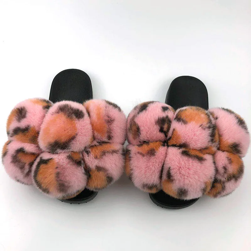 Wholemale New Design Mixed Color Women Real Fox Fur Slippers Sandals Fur Pom Slides, Single color
Wholemale New Design Mixed Color Women Real Fox Fur Slippers Sandals Fur Pom Slides, Single color