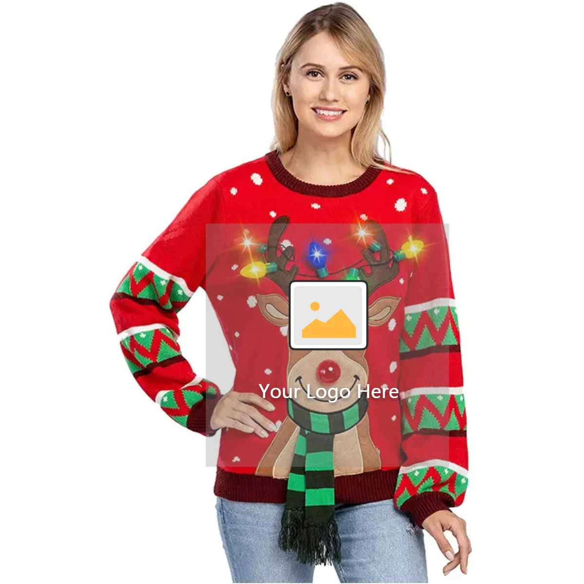 fashion ladies christmas sweater ugly sweater christmas jumper