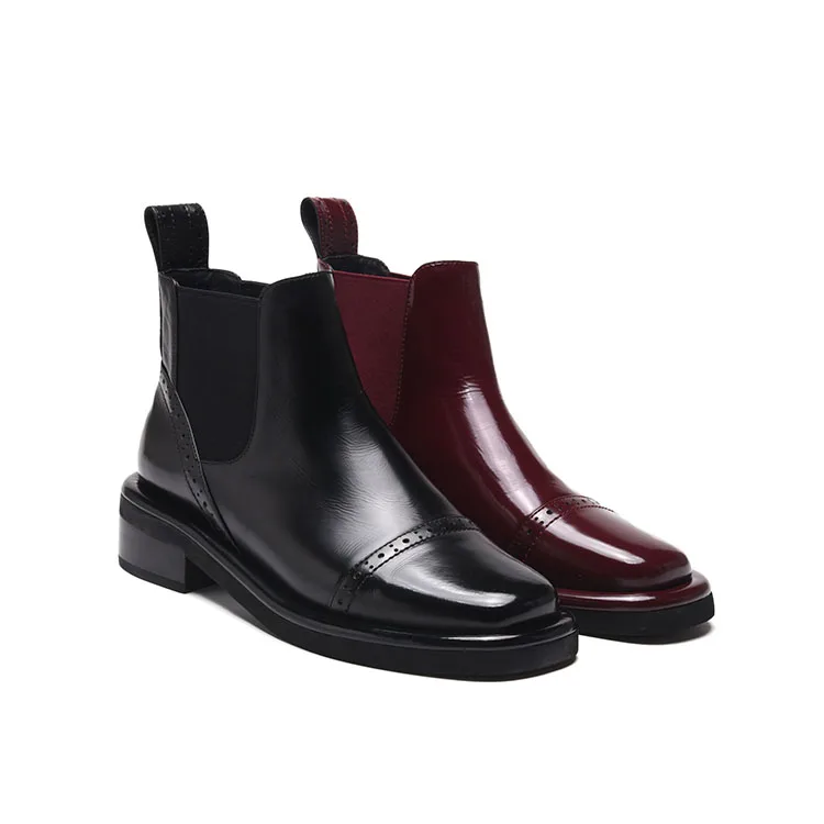 New Autumn and Winter Thick Round Head Chelsea Boots Elastic Stretch Cloth College Wind short ankle chelsea Boots, Black/red
New Autumn and Winter Thick Round Head Chelsea Boots Elastic Stretch Cloth College Wind short ankle chelsea Boots, Black/red