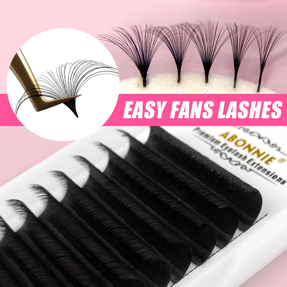 Abonnie Premium Quality Easy Fan Lash Extensions Wholesale Easy Fan Cashmere Eyelash Extention Lash Extensions Easy Fan 0.03
Abonnie Premium Quality Easy Fan Lash Extensions Wholesale Easy Fan Cashmere Eyelash Extention Lash Extensions Easy Fan 0.03