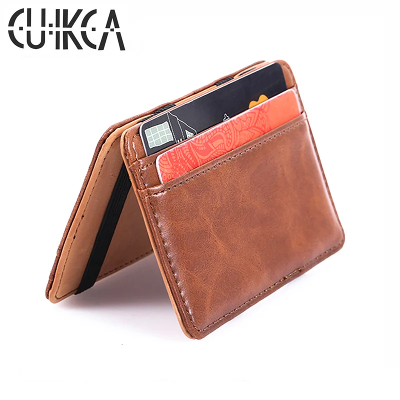CUIKCA Korean Version Unisex Magic Wallet Money Clip Slim Wallet Purse Women Men Retro Leather Wallet Credit Card Cases
CUIKCA Korean Version Unisex Magic Wallet Money Clip Slim Wallet Purse Women Men Retro Leather Wallet Credit Card Cases