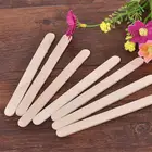 Wooden Ice Cream Stick Sticks Wooden Stick Smooth-faced Wooden Ice Cream Stick Custom Logo Ice Cream Sticks
