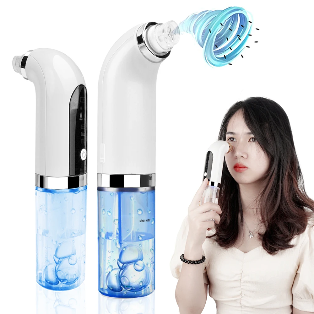 2021 Upgrade Design Water Cycle Super micro bubble Blackhead Remover Facial beauty instrument, White
2021 Upgrade Design Water Cycle Super micro bubble Blackhead Remover Facial beauty instrument, White