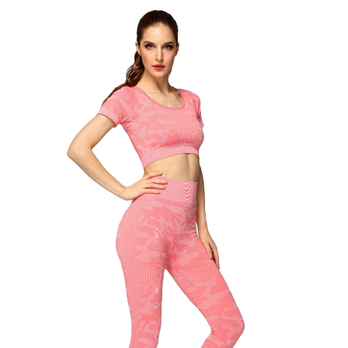 2021 high quality Workout seamless gym wear clothes yoga pants leggings women sets sports wear leopard print yoga suits
2021 high quality Workout seamless gym wear clothes yoga pants leggings women sets sports wear leopard print yoga suits