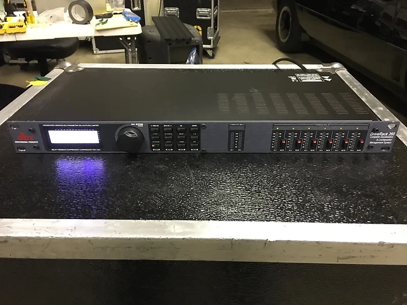 Fmuser DBX 260数字音频处理器3进6出专业阶段高级处理器交叉反馈装置