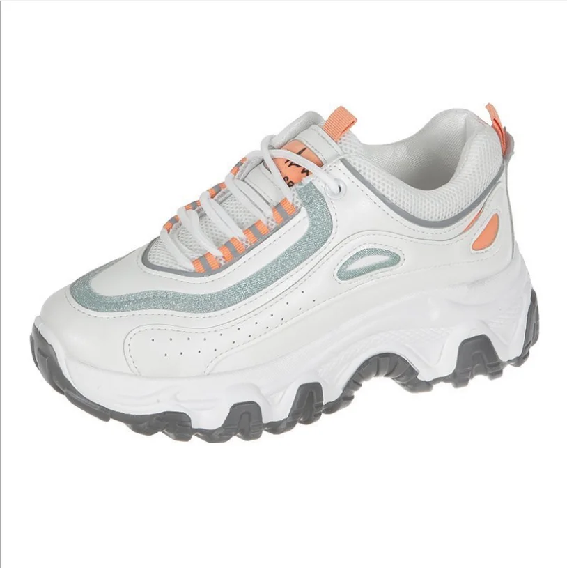 New Platform Shoes Women Fashion Zapatos Deportivos Zapatos Mujer Breathable Fashionable Ladies Sneakers Women's Casual Shoes, As pictures
New Platform Shoes Women Fashion Zapatos Deportivos Zapatos Mujer Breathable Fashionable Ladies Sneakers Women's Casual Shoes, As pictures