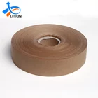 Hot Melt Kraft Tape Adhesive Custom Logo Printed Heat Resistant Adhesive Self Adhesive Kraft Paper Tape