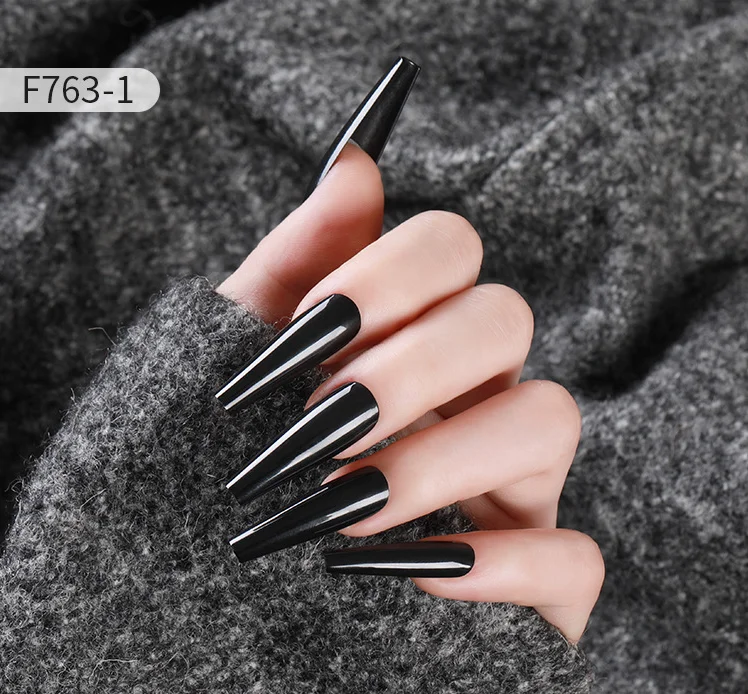 24 Pcs False Nails Glue Detachable Pure Color Manicure Nail patch long ballet manicure nails DIY manicure patch
24 Pcs False Nails Glue Detachable Pure Color Manicure Nail patch long ballet manicure nails DIY manicure patch