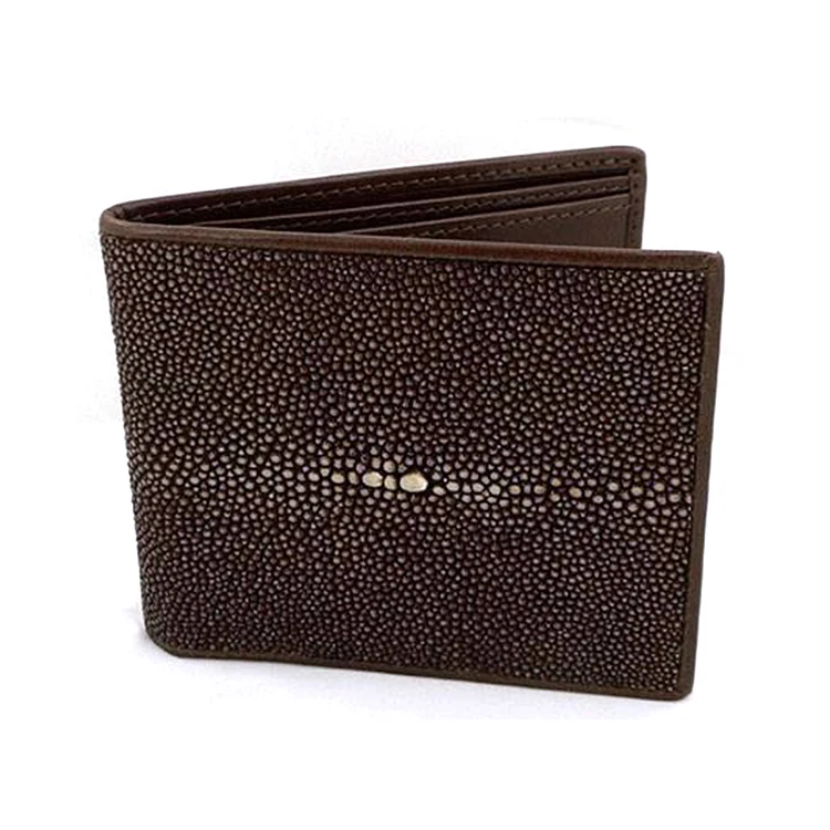Bifold stingray leather wallet customize stingray wallet with double id window handmade leather wallet, Coffee
Bifold stingray leather wallet customize stingray wallet with double id window handmade leather wallet, Coffee