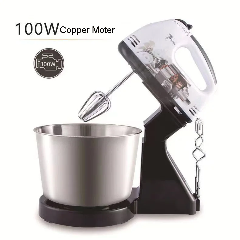 Household Low Noise 2L Multifunctional Stand Food Dough Cake Mixer Electric Whisk Egg Tools
Household Low Noise 2L Multifunctional Stand Food Dough Cake Mixer Electric Whisk Egg Tools