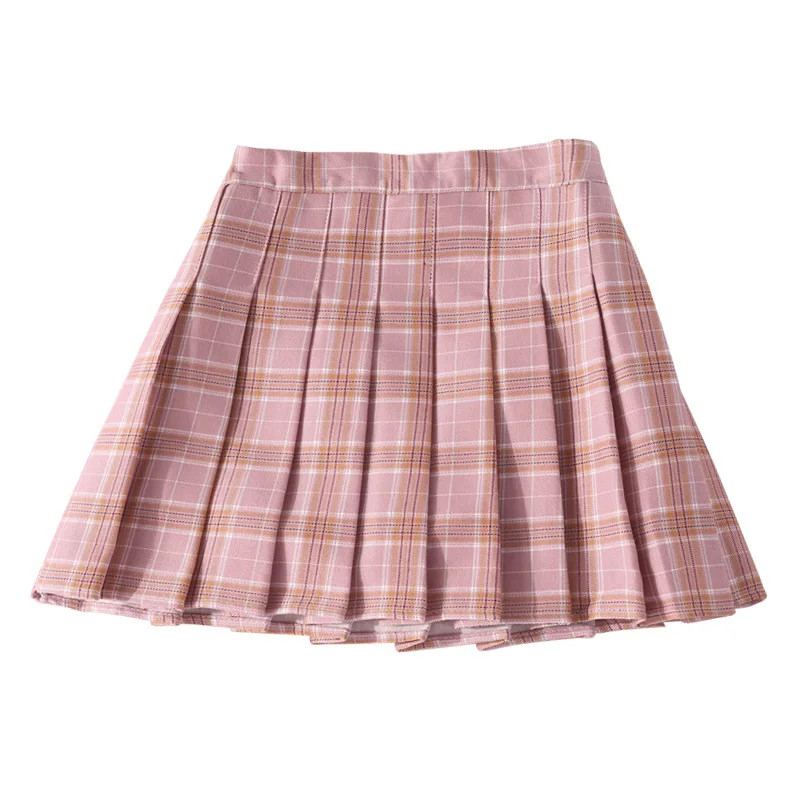 Girls pleated skirt new children's college style skirt all-match plaid skirt 
Girls pleated skirt new children's college style skirt all-match plaid skirt