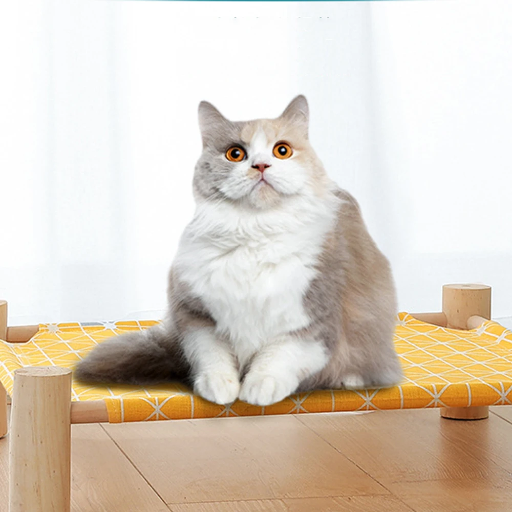 Pet camping bed outdoor camping bedding supplies removable cat hammock portable cat heightening bed, As picture 
Pet camping bed outdoor camping bedding supplies removable cat hammock portable cat heightening bed, As picture