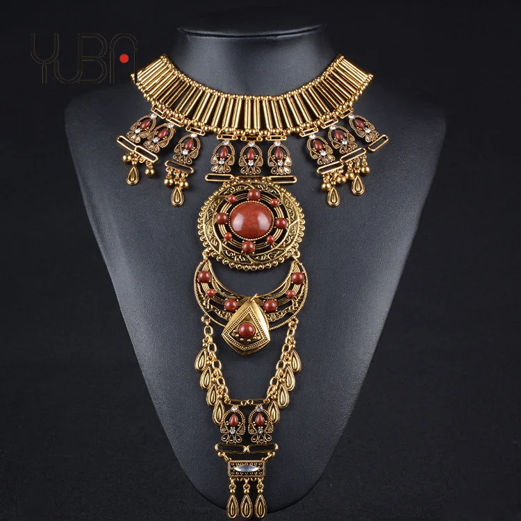 New Arrival Bohemian Exaggerated Pendant Necklace Chain Retro Gemstone Accessories Ethnic Necklace for Womenwholesale
New Arrival Bohemian Exaggerated Pendant Necklace Chain Retro Gemstone Accessories Ethnic Necklace for Womenwholesale
