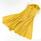 latest wholesale new fashion hijab modern black glitter scarf women hijab cotton scarf hijab