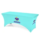 exhibition custom trade show stretch table cloth