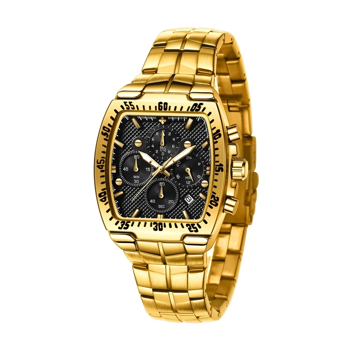 

2021 Best WWOOR 8836 Luxury Stylish For Business Mens Quartz Watch Chrono Calendar 3ATM WaterProof Luxury Watches Quarzuhren