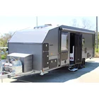 Easy Assembled Aluminum Mobile Offroad Camping Caravan Trailer with Dometic Air Conditioner
