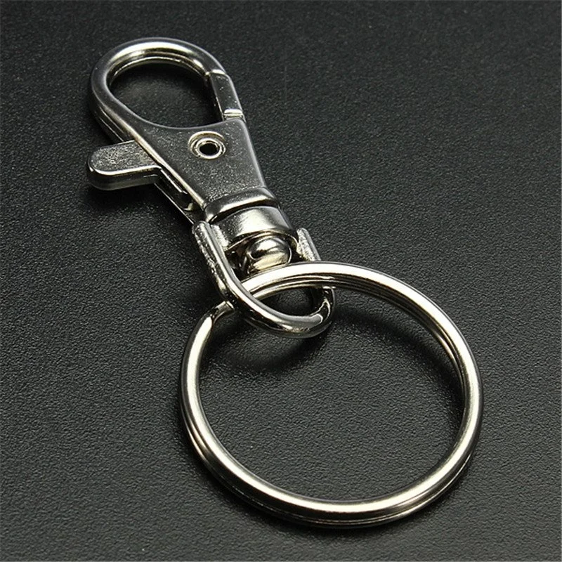 Free Shipping Classic Key Chain Ring 25mm Diameter Silver Metal Clips Key Hooks DIY Bag Keychain Split Ring Holder
Free Shipping Classic Key Chain Ring 25mm Diameter Silver Metal Clips Key Hooks DIY Bag Keychain Split Ring Holder