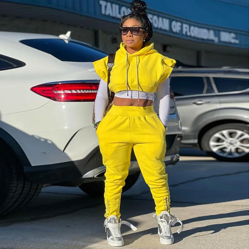 FANMEIFEI 2021 Fashion Casual Winter 2 Piece Set For Women Solid Hooded Women's Crop Top Hoodie Jogger Pants Two Piece Pants Set
FANMEIFEI 2021 Fashion Casual Winter 2 Piece Set For Women Solid Hooded Women's Crop Top Hoodie Jogger Pants Two Piece Pants Set