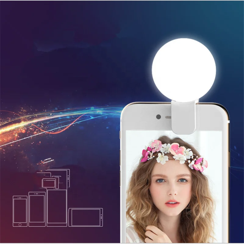 Christmas gift Small mini outdoor Rechargeable Make Up cell phone clip Led selfie camera Flash Fill Ring light, Black,white,pink,blue
Christmas gift Small mini outdoor Rechargeable Make Up cell phone clip Led selfie camera Flash Fill Ring light, Black,white,pink,blue