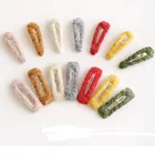 Free Shipping Wholesale Women Girls Winter BB Click Fur Hair Clip Fur Mink Hair Accessory