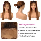 Partschoice 1b/30 かつら Straighthair メーカー卸売価格ミドルブラウンレースかつらベンダースイスレースフロントかつら人毛