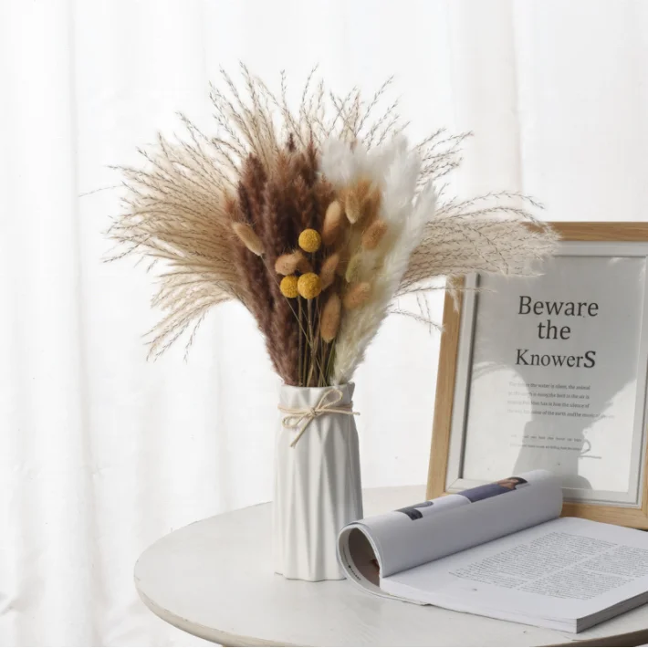 Dried Pampas Grass Decor Pampas Reed Grass Bouquet Dried Flower Bouquet