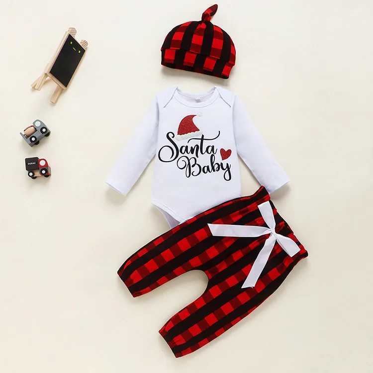Christmas clothes My 1st Christmas Romper Toddler Baby girl Clothes Summer Fall Outfits Cotton Top Pants Infant Boy Clothing Set
Christmas clothes My 1st Christmas Romper Toddler Baby girl Clothes Summer Fall Outfits Cotton Top Pants Infant Boy Clothing Set