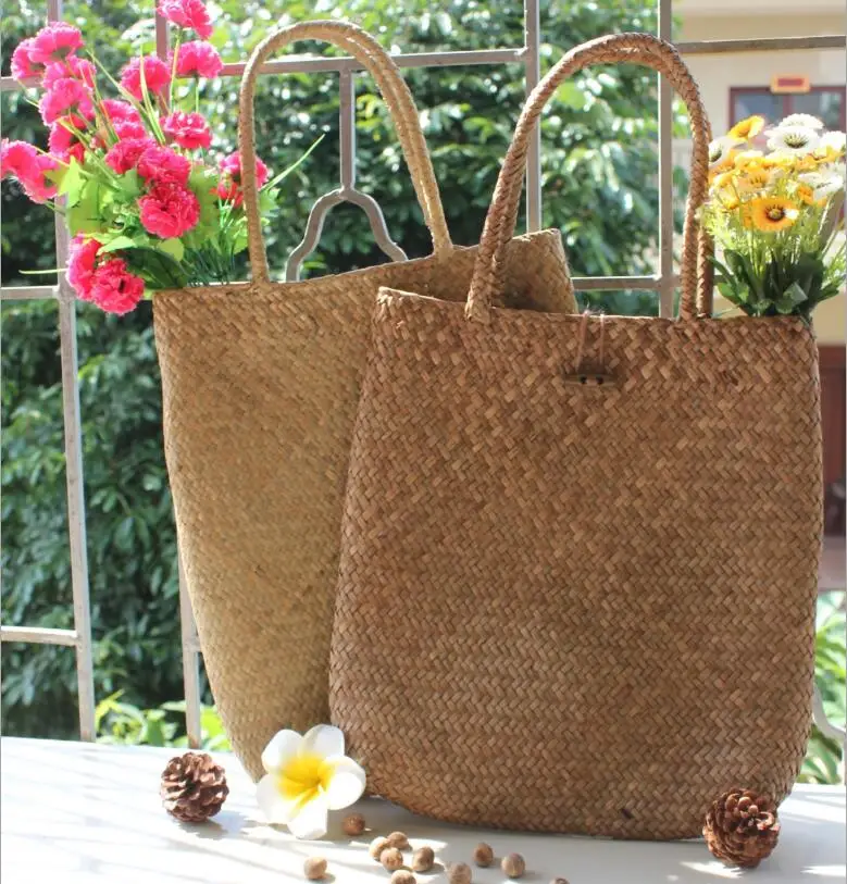 Fashion 2021 Women Summer Straw Large Tote Bag Beach Casual Shoulder Bag Handbag Handmade Basket Storage Shopping bag, Picture color
Fashion 2021 Women Summer Straw Large Tote Bag Beach Casual Shoulder Bag Handbag Handmade Basket Storage Shopping bag, Picture color