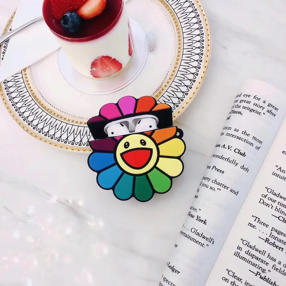 Lovely 3D Doll sunflower for airpods 1 2 cover wireless Wireless headset silicone soft shell, Colorful
Lovely 3D Doll sunflower for airpods 1 2 cover wireless Wireless headset silicone soft shell, Colorful