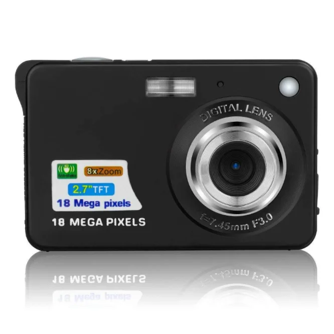 

Ready to Ship hot sale compact 2.7" 18 Megapixels HD shoot digital camera kids video camera made in China