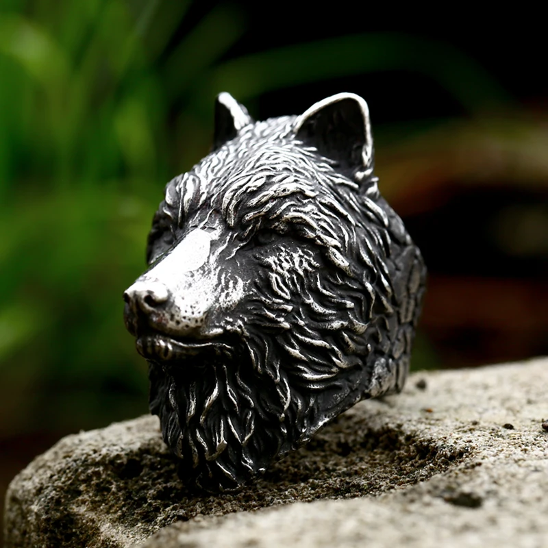SS8-820R Stainless Steel Viking Wolf Head Ring For Men Animal Heavy Personality Punk Rock Biker Heavy Jewelry Wholesale
SS8-820R Stainless Steel Viking Wolf Head Ring For Men Animal Heavy Personality Punk Rock Biker Heavy Jewelry Wholesale