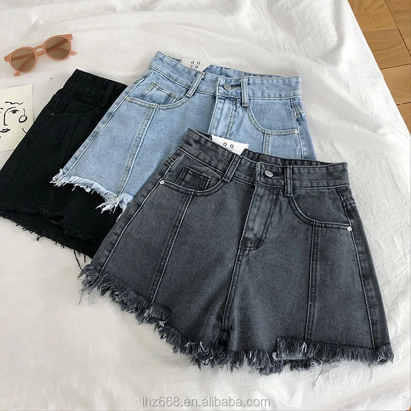 Wholesale Custom Women New Style Ripped Rough Edges Denim Zipper Shorts Summer High waist hot short pants jeans for womens
Wholesale Custom Women New Style Ripped Rough Edges Denim Zipper Shorts Summer High waist hot short pants jeans for womens